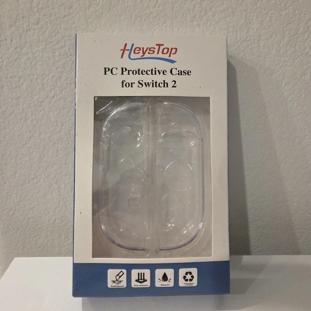 HeysTop Clear PC Protective Case for Nintendo Switch 2 Scratch & Drop Resistant